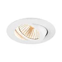 ceiling recessed luminaire NEW TRIA® UNIVERSAL 68 round IP20, white dimmable