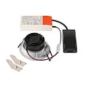 SLV Indbygnings loftlampe NEW TRIA® UNIVERSAL rund IP20, hvid dæmpbar