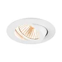 SLV Indbygnings loftlampe NEW TRIA® UNIVERSAL rund IP20, hvid dæmpbar