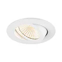 SLV Indbygnings loftlampe NEW TRIA® UNIVERSAL rund IP20, hvid dæmpbar