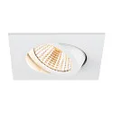 SLV Indbygnings loftlampe NEW TRIA® UNIVERSAL firkantet IP20, hvid dæmpbar