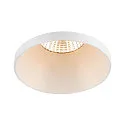 SLV Forsænket loftsring NEW TRIA® 75 rund, dybt, hvid