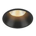 SLV recessed ceiling ring NEW TRIA® 95 round, low, black