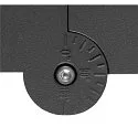 SLV Udendørs wall luminaire S-CUBE firkantet, CCT Switch, vipbar IP65, antracit dæmpbar