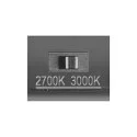SLV Udendørs wall luminaire S-CUBE firkantet, CCT Switch, vipbar IP65, antracit dæmpbar