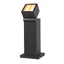 SLV socket luminaire S-CUBE 35 square, CCT Switch, tiltable IP65, anthracite dimmable