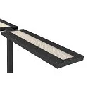 SLV Standerlampe WORKLIGHT PRO IP20, sort dæmpbar