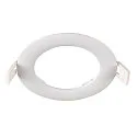 Dæksel DOWNLIGHT V 100 flad, med klemfjedre, hvid