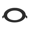 Dæksel DOWNLIGHT V 150 flad, sort