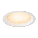 SLV Dæksel DOWNLIGHT V 200 let forsænket, hvid