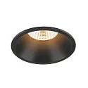 SLV Forsænket loftsring NEW TRIA® 75 rund, dybt, sort