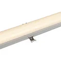 SLV damp-proof luminaire WATERPROOF V 1200 DALI DALI controllable, impact resistant IP66, grey dimmable