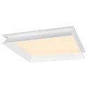Loftlampe PANEL V 625 ON-OFF CCT Switch, UGR < 19, omskiftelig IP54 / IP40, hvid, lakeret 