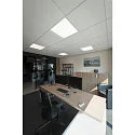 Loftlampe PANEL V 625 ON-OFF CCT Switch, UGR < 19, omskiftelig IP54 / IP40, hvid, lakeret 