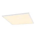 SLV Loftlampe PANEL V 600 DALI DALI styrbar, CCT Switch, UGR < 19 IP54 / IP40, hvid, lakeret dæmpbar