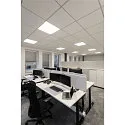 SLV Loftlampe PANEL V 625 DALI DALI styrbar, CCT Switch, UGR < 19 IP54 / IP40, hvid, lakeret dæmpbar