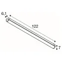 SLV lineært lampe INDUSTRY BATTEN V 1200 CCT Switch, multipower IP20