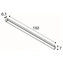 SLV lineært lampe INDUSTRY BATTEN V 1500 CCT Switch, multipower IP20