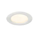 SLV Indbygnings loftlampe DOWNLIGHT V 100 uden ramme, CCT Switch, kablet gennem IP54 / IP20, sort 