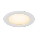 SLV Indbygnings loftlampe DOWNLIGHT V 150 uden ramme, CCT Switch, multipower, kablet gennem IP54 / IP20, sort 