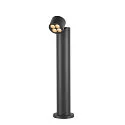 Udendørs stativlampe R-CUBE 75 rund, CCT Switch, kardanisk drejning IP65, antracit dæmpbar