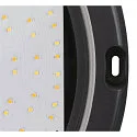 SLV Væg- og Loftlampe OUTDOOR BULKHEAD V 360 HF med sensor, CCT Switch, slagfast, omskiftelig IP65, sort, lakeret 