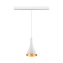SLV Lampeskærm LALU® CONE 15 MIX&MATCH, guld, hvid
