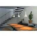 SLV Lampeskærm LALU® CONE 15 MIX&MATCH, guld, hvid