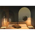 SLV Lampeskærm LALU® PLATE 15 MIX&MATCH, guld, hvid