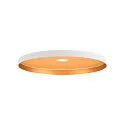 Lampeskærm LALU® PLATE 22 MIX&MATCH, guld, hvid