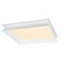 SLV Monteringsramme PANEL 595 P / 600 V forsænket, hvid, lakeret