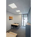 SLV Monteringsramme PANEL 595 P / 600 V forsænket, hvid, lakeret