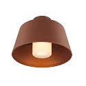 Udendørs loftlampe PHOTONI med afstandsstykke, konisk E27 IP65, rust dæmpbar