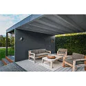 SLV Udendørs wall luminaire PHOTONI halvrund, konisk E27 IP65, rust dæmpbar