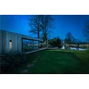 SLV Udendørs wall luminaire PHOTONI halvrund, konisk E27 IP65, rust dæmpbar