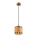 SLV pendant luminaire PANTILO ROPE 20 E27 IP20, gold dimmable