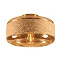 Væg- og Loftlampe PANTILO ROPE 27 cylindrisk E27 IP20, guld dæmpbar