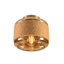 Væg- og Loftlampe PANTILO ROPE 19 cylindrisk E27 IP20, guld dæmpbar