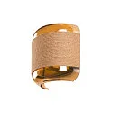 wall luminaire PANTILO ROPE G9 IP20, gold dimmable