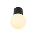 Loftlampe VARYT rund E14 IP44, sort