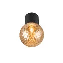 SLV Loftlampe VARYT rund E14 IP44, sort