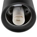 SLV Loftlampe VARYT rund E14 IP44, sort