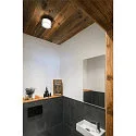 SLV Væg- og Loftlampe CYFT IP44, sort dæmpbar