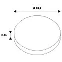 SLV Ring CYFT, hvid