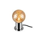 SLV Bordlampe VARYT E14 IP20, chrom