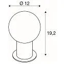 SLV Bordlampe VARYT E14 IP20, chrom
