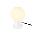Bordlampe VARYT E14 IP20, hvid