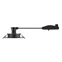 SLV Indbygnings loftlampe NEW TRIA® 75 XL rund GU10 IP20, sort