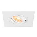 ceiling recessed luminaire NEW TRIA® 75 XL square GU10 IP20, white