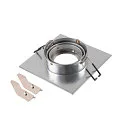 SLV Forsænket loftsring NEW TRIA® 75 XL firkantet, aluminium